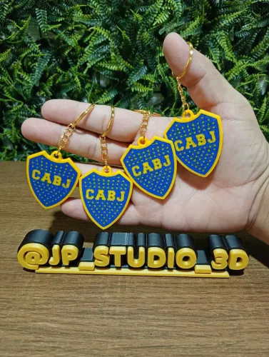Kit 4 chaveiros do Boca Juniors da Argentina