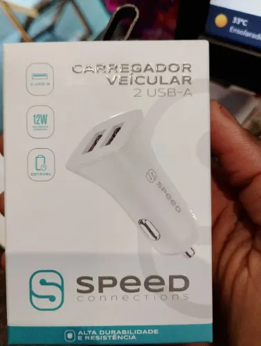 Carregador veicular novo