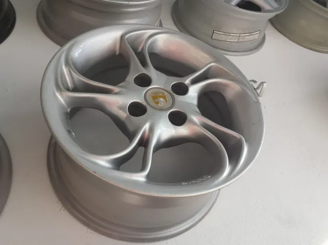 Rodas aro 14 Binno Papaleguas Prata 4x100 novas