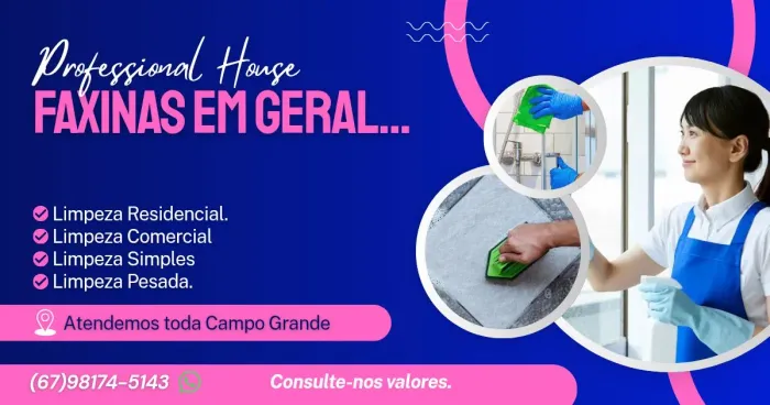 Faxina em geral