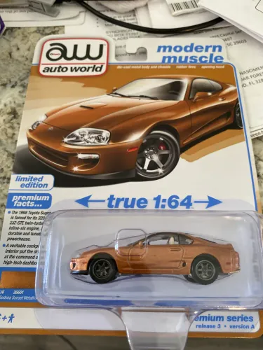 AW auto world 1998 Toyota supra 1:64
