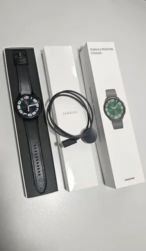 Samsung Galaxy Watch 6 Classic 47mm LTE Modelo: SM-R965F Cor: Grafite