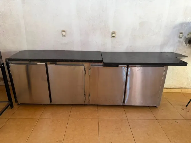 BANCADA SECA EM INOX