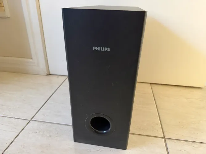 Subwoofer Philips Preto Para Home Theater Hts3566 Ou Similar
