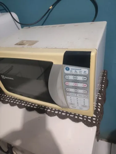Microondas funcionando perfeitamente
