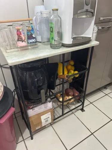 Fruteira com mármore