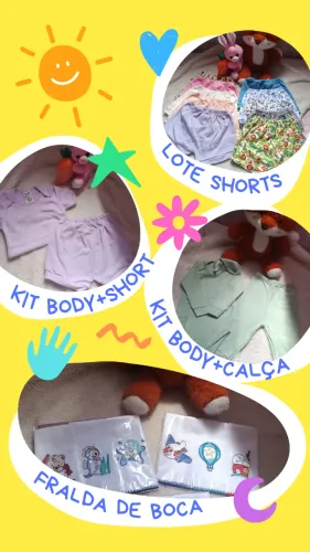 LOTE - ROUPAS INFANTIS MENINO/MENINA (Peças novas)