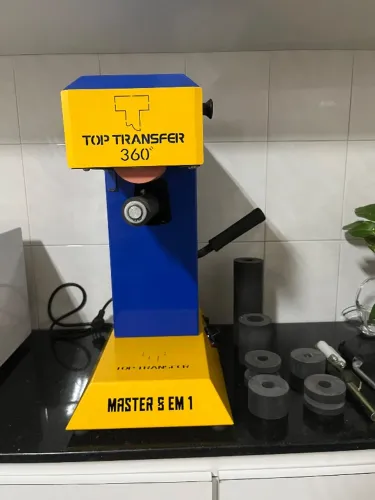 PRENSA TÉRMICA TOP TRANSFER 360° - 5 EM 1