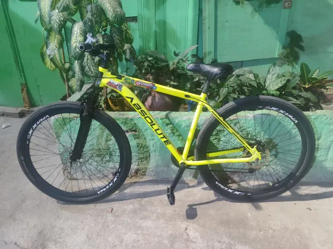 BICICLETA ARO 29 VERDE NEON!!!