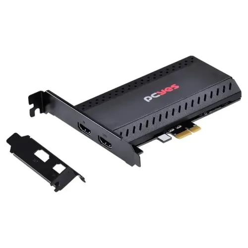 Placa de Captura de Vídeo PCyes Lynx PCI-E, UHD-04, até 4K