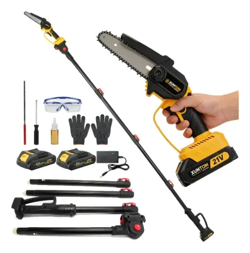Mini Motoserra com Cabo Extensor - A bateria - Novíssima