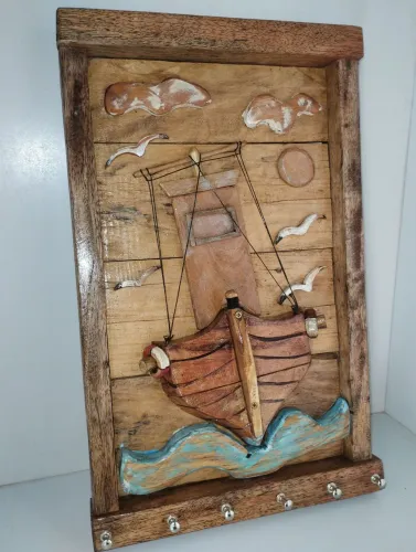 Porta chave de entrada de fazenda