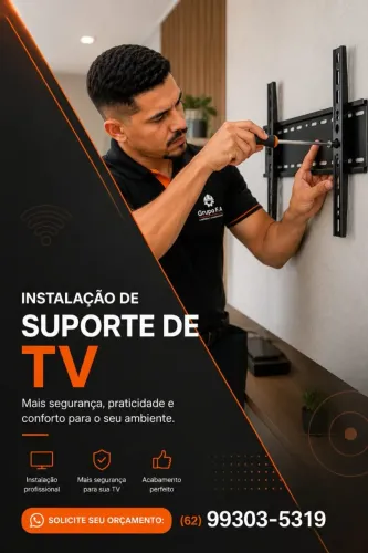 Instalação De Suporte De Tv