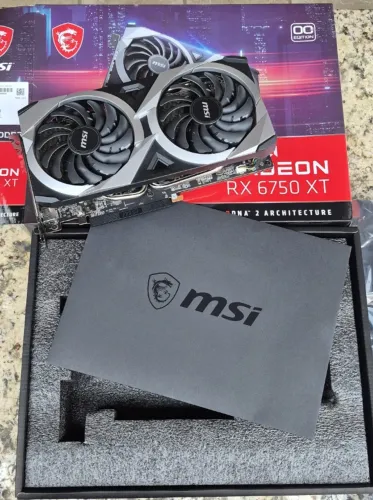Placa de vídeo MSI Radeon RX 6750 XT 12GB