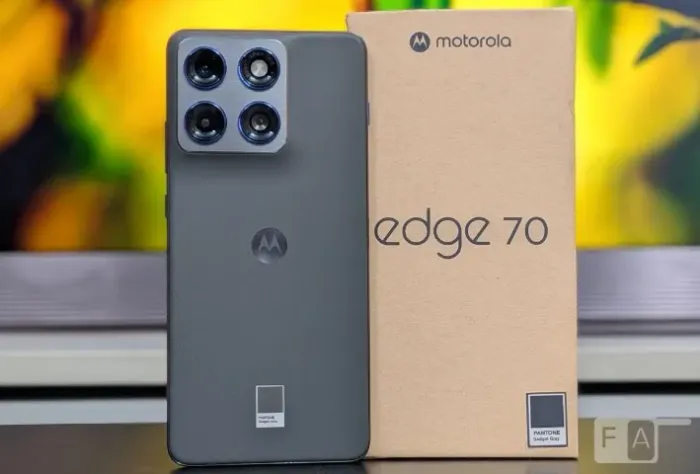 Título: Motorola Edge 70 5G 256GB Gray - Novo, Lacrado (Com Nota Fiscal)