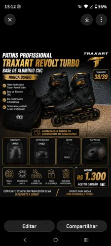 Vendo patins