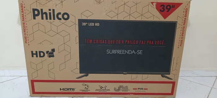 TV LED 39 polegadas Philco NOVA na caixa e  nunca usada