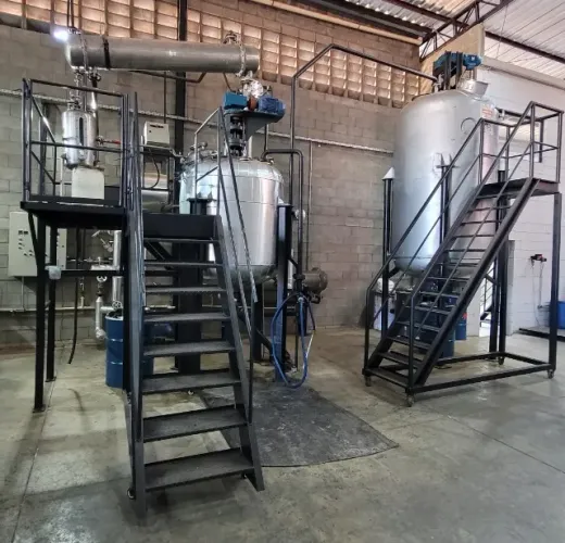 Reator em Aço Inox - Planta Completa Seminova