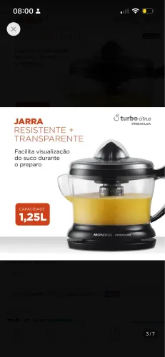 Espremedor premium mondial 