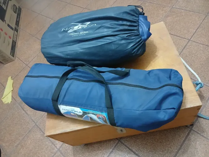 Kit colchão inflável e barraca Náutica Jumbo 5/6 pessoas