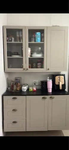 Armário + gabinete/balcão de cozinha