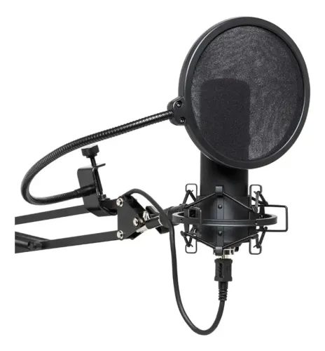 Microfone Stagg Usb Condenser Cardioide Sum45 Set