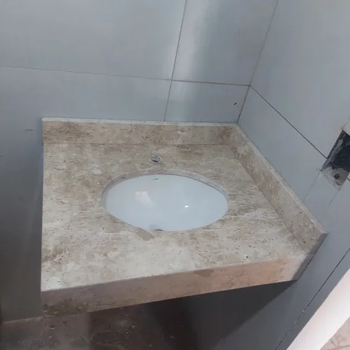 LAVATÓRIO PARA BANHEIRO BEGE BAHIA 