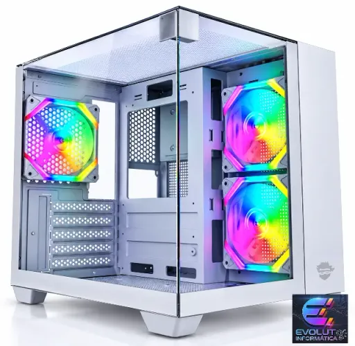 Gabinete gamer 3 fans novo lacrado, com garantia!