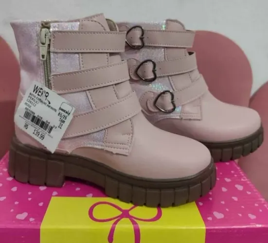 Bota infantil feminina
