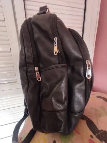 mochila de couro