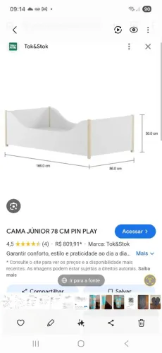 Pin Cama Jr Tok Stok cor mel