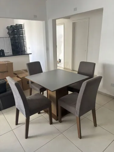 MESA JANTAR 4 CADEIRAS MADESA MODELO DEISE