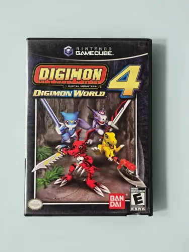 Jogo Digimon World 4 Gamecube (com defeito)