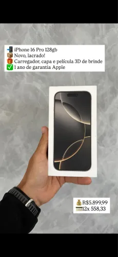 iPhone 16 Pro 128 Novo