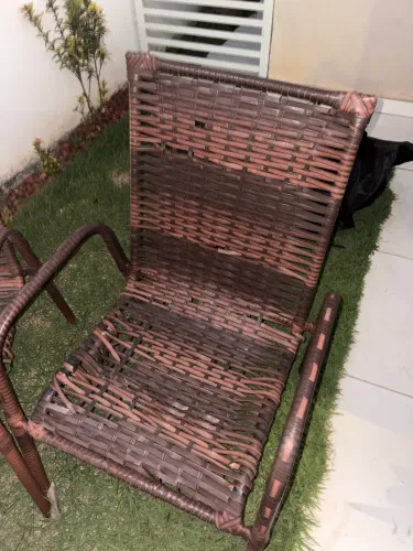 Cadeiras de jardim para reformar 
