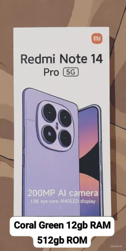 Note 14 pro 5g 512g e 12gb ram