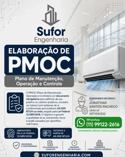 PMOC para Ar-Condicionado | Elaboração por Engenheiro CREA