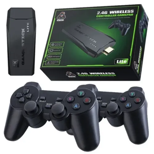 Vídeo Game Stick com 10000 jogos Divertido com 2 controles