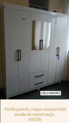 Guarda roupa casal 6 portas e 2 gavetas