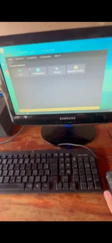 Computador monitor estabilizador teclado mouse completo 
