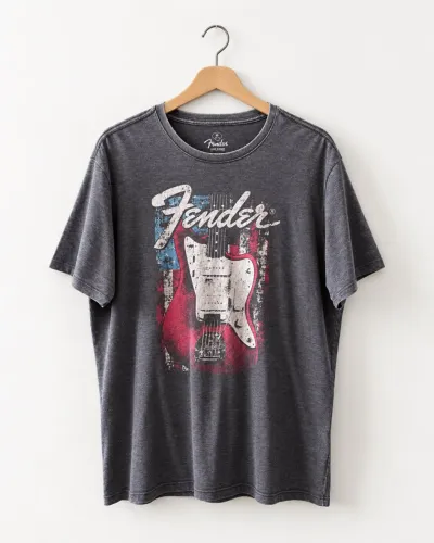 Camiseta masculina fender guitarra gg