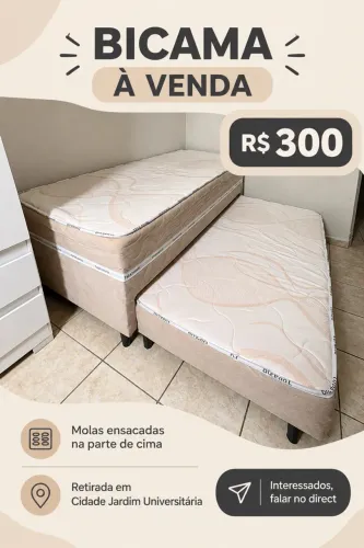 Cama solteiro