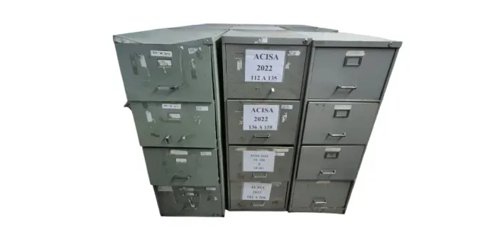 Lote 10 Arquivos De Aco Grandes 4 Gavetas Escritorio Usado