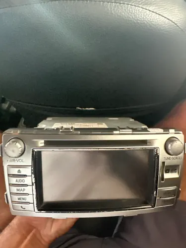 Rádio e multimídia da Toyota compatível com hilux e sw4 2011 a 2015, original da Toyota