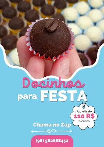 Cento de brigadeiro beijinho docinhos de festa