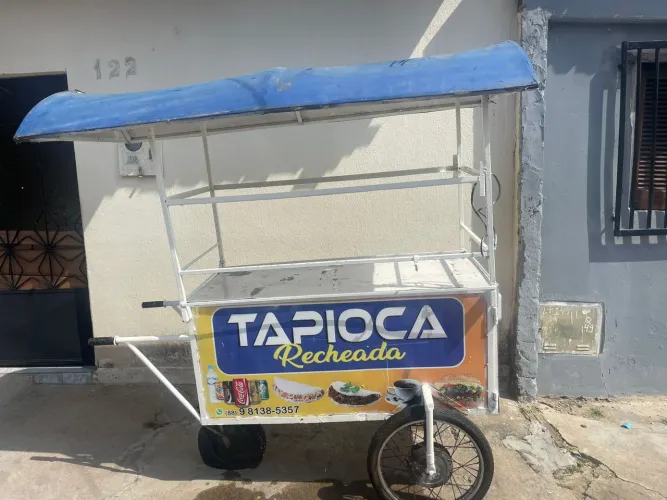 Carinho de lanches usado mais em boas condições 