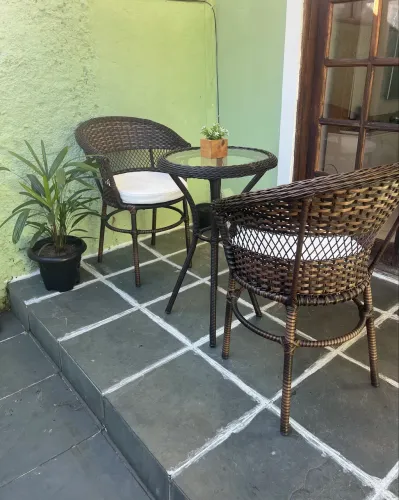 Mesa e cadeiras para varanda/ sacada