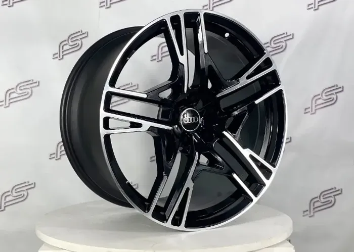 Jogo De Rodas Audi R8 2023 Original Preto Diamantado 5x112 - 20x8,5 e 20x11