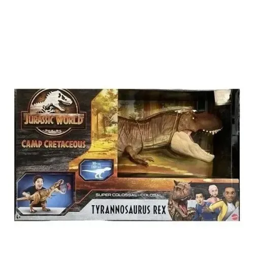 Dinossauro T.Rex Super Colossal Jurassic World -Gigante Mattel 1 metro