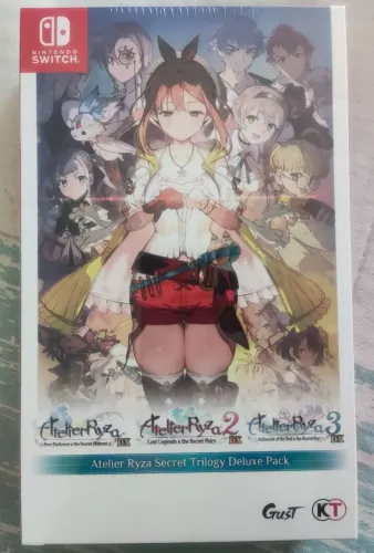 [Lacrado] Pack Jogo Atelier Ryza 3 Trilogy Nintendo Switch